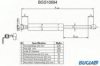 MAZDA 8BG562620 Gas Spring, boot-/cargo area